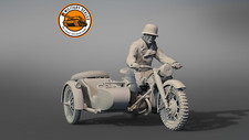 German Soldiers 1940s with BMW R-12 #1 1:72 na sprzedaż  PL