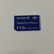 Memory Stick SanDisk Pro Duo 2 GB azul MagicGate para Sony PSP comprar usado  Enviando para Brazil