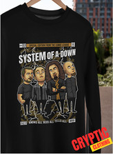 Camiseta System of a Down P-3XL Masculina Feminina Concerto de Banda de Algodão NOVA CAMISETA PRESENTE comprar usado  Enviando para Brazil