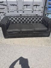 Vintage black chesterfield for sale  HULL