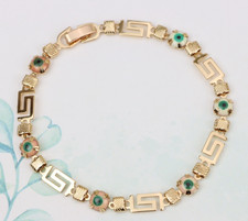 Pulseira de ouro rosa Greek Key Evil Eye, XPNL0825 comprar usado  Enviando para Brazil