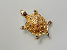 Vintage brosche schildkröte gebraucht kaufen  Berlin
