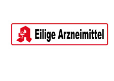 Eilige arzneimittel schriftzug gebraucht kaufen  Heringen