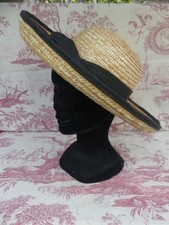 Chapeau paille style d'occasion  France