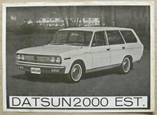 Usado, Folheto de especificações de vendas de carros DATSUN 2000 ESTATE c1971 comprar usado  Enviando para Brazil