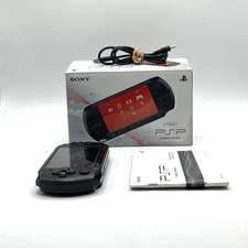 Console Sony PSP Street E-1004 Nera con SCATOLA COMPLETA + Memory Stick, używany na sprzedaż  Wysyłka do Poland