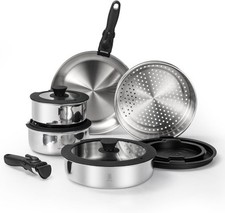 anodised saucepan set for sale  SALFORD