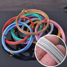Contas de arame para artesanato em alumínio esculpido 2 rolos calibre 12 2 mm 2 metros fabricação de joias comprar usado  Enviando para Brazil