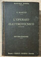 Manuali hoepli operaio usato  Italia