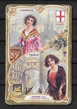 Antico calendario barbiere usato  Italia