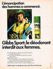 Advertising 1972 gibbs d'occasion  Expédié en Belgium