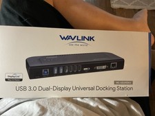 Estação de acoplamento universal Wavlink USB 3.0 tela dupla modelo WLUG39DK4. Novo aberto comprar usado  Enviando para Brazil