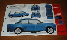 1976 FIAT 131 ABARTH RALLYE ORIGINAL IMP BROCHURA 76 ESPECIFICAÇÕES INFORMAÇÕES FOTO ★★ comprar usado  Enviando para Brazil