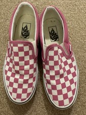 Vans pink checked for sale  ABINGDON