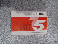 Usado, 1975 C3 Corvette Manual do Proprietário---GM #352610--Reimpressão! comprar usado  Enviando para Brazil