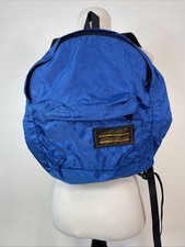 Mochila retrô vintage anos 90 Eddie Bauer azul viagem acampamento Y2K média, usado comprar usado  Enviando para Brazil