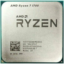 Processador AMD Ryzen 7 1700 desktop CPU R7 soquete AM4 oito núcleos YD1700BBM88AE comprar usado  Enviando para Brazil