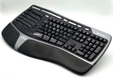 Teclado ergonômico natural Microsoft 4000 v1.0 com fio USB KU-0462 limpo testado comprar usado  Enviando para Brazil