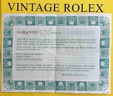 Guarantee Rolex  Blank - Garanzia  in bianco_ Original 100% Extra Rare, usado segunda mano  Embacar hacia Argentina