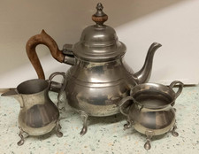 Pewter tea set for sale  BARNSTAPLE