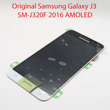 Original Samsung Galaxy J3 J320F 2016 AMOLED Display Bildschirm Weiß comprar usado  Enviando para Brazil