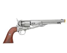 Revólver Denix Civil War M1860 antigo cinza sem disparo, corpo de metal, tamanho real comprar usado  Enviando para Brazil
