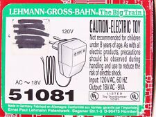 Transformador/fonte de alimentação LGB 51081 AC 18V 500mA comprar usado  Enviando para Brazil