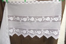 Scheibengardine weiss unten gebraucht kaufen  Großräschen