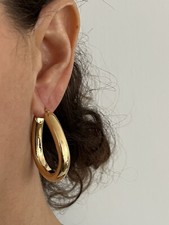 Orecchini cerchio donna usato  Latina