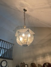 Brass glass hanging for sale  Lynchburg