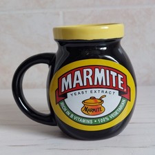 Marmite mug black for sale  KETTERING