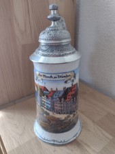 Bierkrug zinndeckel porzellan gebraucht kaufen  Spiegelau