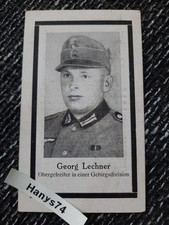 Sterbebild bergefreiter einer gebraucht kaufen  Altötting