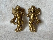 Vintage cherub gold for sale  BILLERICAY
