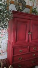 Red antique cabinet for sale  LOUGHBOROUGH