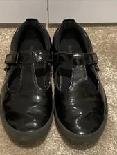 Kickers black patent for sale  CATERHAM