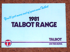 1981 talbot range for sale  BANGOR