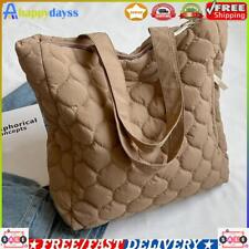 Bolso Shopper Acolchado Damas Portátil Invierno Bolso de Asa Superior Algodón Acolchado para Trabajo segunda mano  Embacar hacia Mexico