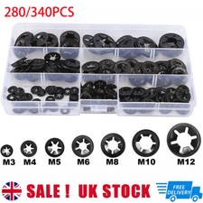 340pcs starlock washers for sale  DUNSTABLE