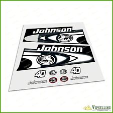 Adesivos adesivos laminados restauração cavalo marinho barco motor JOHNSON 40 HP, usado comprar usado  Enviando para Brazil