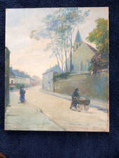 Grande huile toile d'occasion  Saintes