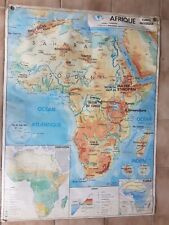 Carte scolaire afrique d'occasion  Clerval