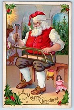 Christmas postcard santa for sale  Terre Haute