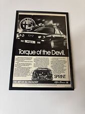 Framed original 1984 for sale  WIGAN