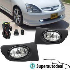 Luzes de neblina dianteiras de halogênio lente transparente Honda Civic Fit 2001 2002 2003 comprar usado  Enviando para Brazil