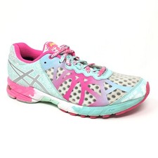 Tênis de corrida Asics Gel-Noosa Tri 9 feminino tamanho 8.5 branco rosa azul, usado comprar usado  Enviando para Brazil