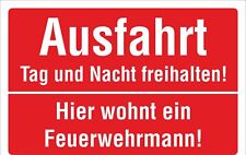 Schild ausfahrt tag gebraucht kaufen  Bad Driburg