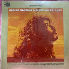 CARLOS SANTANA & BUDDY MILES Live! LP COLUMBIA CQ 31308 QUADRAPHONIC shrnkwrp  comprar usado  Enviando para Brazil