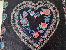 Heart quilting panels for sale  CROOK
