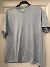 Camiseta Ralph Lauren Dupla RRL M Tamanho 100% Algodão Azul Claro GOLA TRIPULADA comprar usado  Enviando para Brazil